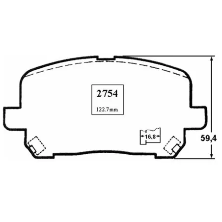  Pastillas de Freno Ceramica Toyota Corolla 7824-D923 DEL Mutec DG923S 89.830508 Pastillas de Freno Ceramica Toyota Corolla 7824