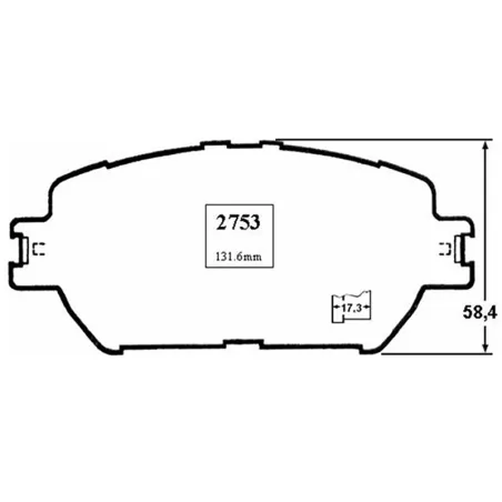 Pastillas de Freno Ceramica Toyota Camry Lexus ES300 7787-D908 DEL Mutec DG908S Mutec-Pastillas de Freno Ceramica Toyota Camry L