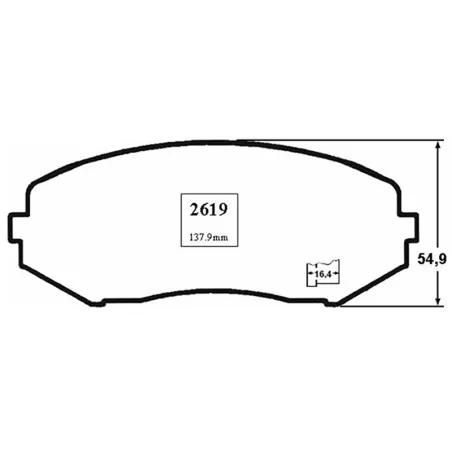  Pastillas de Freno Ceramica Suzuki Grand Vitara 8307-D1188 DEL Mutec DG1188S 92.372881 Pastillas de Freno Ceramica Suzuki Grand