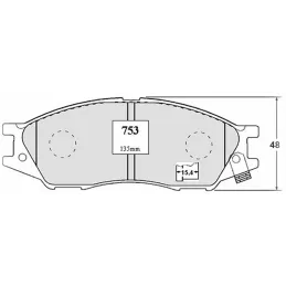  Pastillas de Freno Ceramica Nissan Sunny 8311-D1193 DEL Mutec DG1193S 73.728814 Pastillas de Freno Ceramica Nissan Sunny 8311-D