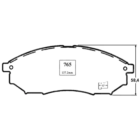  Pastillas de Freno Ceramica Nissan Pathfinder Navara Qashqai Koleos 7766-D888 DEL Mutec DG888S 101.694915 Pastillas de Freno Ce