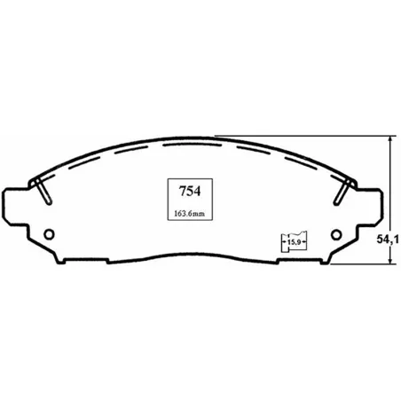  Pastillas de Freno Ceramica Nissan Frontier Navara NP300 8200-D1094 DEL Mutec DG1094S 101.694915 Pastillas de Freno Ceramica Ni