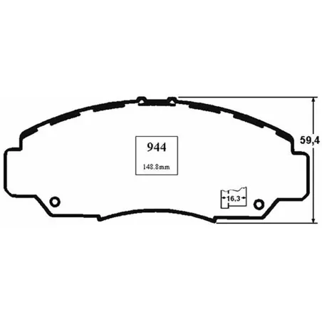  Pastillas de Freno Ceramica Honda Civic Accord Odyss 8392-D1608 DEL Mutec DG1276S 92.372881 Pastillas de Freno Ceramica Honda C