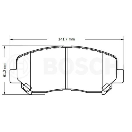  Pastillas de Freno Ceramica Mazda CX-5 8836-D1623 DEL Bosch F03B075847 111.864407 Pastillas de Freno Ceramica Mazda CX-5 8836-D
