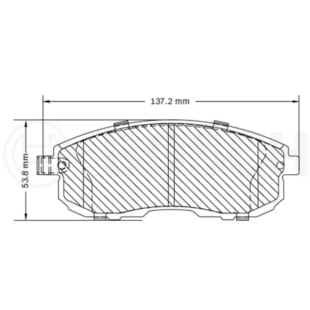  Pastillas de Freno Ceramica Nissan Sentra Maxima 350Z Altima Juke 7318-D815 DEL Bosch F03B075567 208.474576 Pastillas de Freno 
