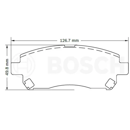  Pastillas de Freno Ceramica Toyota Avanza 8671-D1471 DEL Bosch F03B050449 198.305085 Pastillas de Freno Ceramica Toyota Avanza 