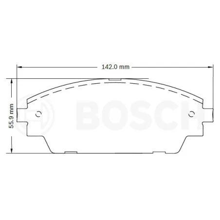  Pastillas de Freno Ceramica Mazda 3 CX-3 CX-30 8952-D1728 DEL Bosch F03B076151 126.271186 Pastillas de Freno Ceramica Mazda 3 C