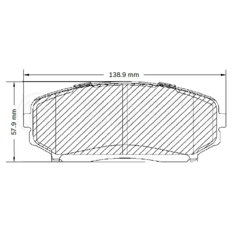  Pastillas de Freno Ceramica Mitsubishi Montero Mazda CX7 CX9 CX5 Ford Edge 8377-D1258 DEL Bosch F03B075997 156.779661 Pastillas