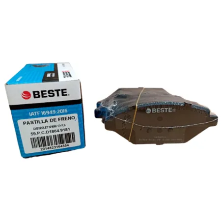  Pastillas de Freno Ceramica Chevrolet Spark 9181-D1864 Beste D1864.9181 41.525424 Pastillas de Freno Ceramica Chevrolet Spark 9
