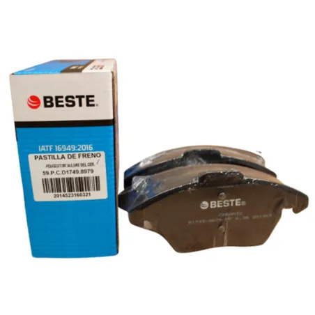  Pastillas de Freno Ceramica Peugeot 207 8749-D1541 DEL Beste D1749.8979 55.932203 Pastillas de Freno Ceramica Peugeot 207 8749-
