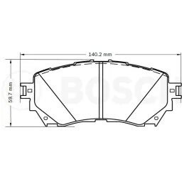  Pastillas de Freno Ceramica Mazda 6 8936-D1711 DEL Beste D1711.8936 50.847458 Pastillas de Freno Ceramica Mazda 6 8936-D1711 DE