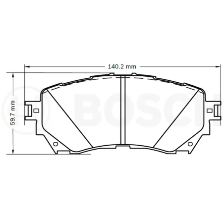  Pastillas de Freno Ceramica Mazda 6 8936-D1711 DEL Beste D1711.8936 50.847458 Pastillas de Freno Ceramica Mazda 6 8936-D1711 DE