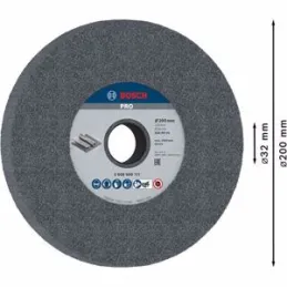 Piedra para Esmeril Bosch Grano36 GSM 200mm x25x32mm 2608600111 Bosch-Piedra para Esmeril Bosch Grano36 GSM 200mm x25x32mm 26086