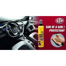 Silicona para Autos Son Of A Gun Protectant 10oz Brilla y protege vinilo caucho y plástico STP stp-Silicona para Autos Son Of A 