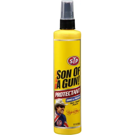  Silicona para Autos Son Of A Gun Protectant 10oz Brilla y protege vinilo caucho y plástico STP 12.457627 Silicona para Autos So