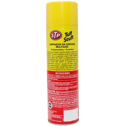 Limpiador de Espuma Quita Manchas TUFF STUFF 650ml Telas Vinilos Alfombra STP stp-Limpiador de Espuma Quita Manchas TUFF STUFF 6