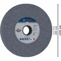 Piedra para Esmeril Bosch Grano60 GSM 200mm x25x32mm 2608600112 Bosch-Piedra para Esmeril Bosch Grano60 GSM 200mm x25x32mm 26086