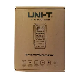 Multimetro Smart Uni-t UT-121B True RMS CA750 Resistencia Capacitancia Voltaje Temp NCV 6000C Ultrafino UNI-T-Multimetro Smart U