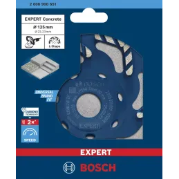 Vaso Diamantado Concreto 125mm x22.23mm Bosch 2608900651 Bosch-Vaso Diamantado Concreto 125mm x22.23mm Bosch 2608900651 Desbaste