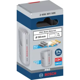 Sierra copa HSS Cobaltada 38mm Multimaterial PRO Bosch 2608901506 Bosch-Sierra copa HSS Cobaltada 38mm Multimaterial PRO Bosch 2