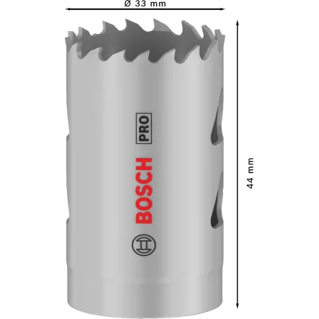  Sierra copa HSS Cobaltada 33mm Multimaterial PRO Bosch 2608901503 44.067797 Sierra copa HSS Cobaltada 33mm Multimaterial PRO Bo
