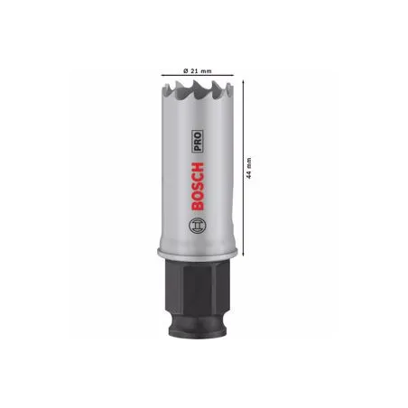  Sierra copa HSS Cobaltada 21mm Multimaterial PowerChange PRO Bosch 2608594369 40.677966 Sierra copa HSS Cobaltada 21mm Multimat