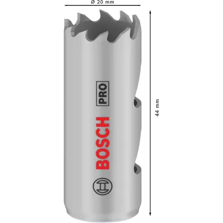  Sierra copa HSS Cobaltada 20mm Multimaterial PRO Bosch 2608901494 33.050847 Sierra copa HSS Cobaltada 20mm Multimaterial PRO Bo