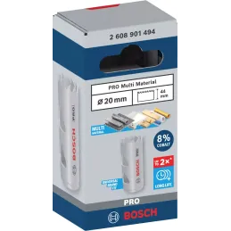 Sierra copa HSS Cobaltada 20mm Multimaterial PRO Bosch 2608901494 Bosch-Sierra copa HSS Cobaltada 20mm Multimaterial PRO Bosch 2