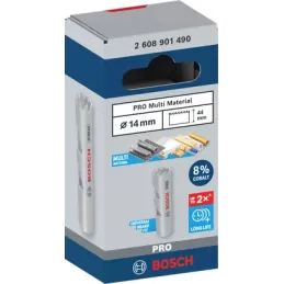 Sierra copa HSS Cobaltada 14mm Multimaterial PRO Bosch 2608901490 Bosch-Sierra copa HSS Cobaltada 14mm Multimaterial PRO Bosch 2