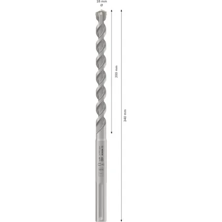  Broca SDS max-4 16mm x200x340mm Bosch 2608706778 127.118644 Broca SDS max-4 16mm x200x340mm Bosch 2608706778 Dura hasta 1,5 vec