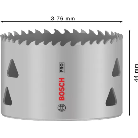  Sierra copa Multimaterial Cobaltada 76 mm Bosch 2608901526 71.186441 Sierra copa Multimaterial Cobaltada 76 mm Bosch 2608901526
