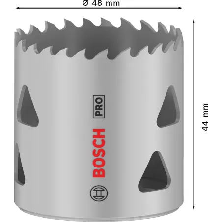  Sierra copa Multimaterial Cobaltada 48 mm Bosch 2608901512 49.152542 Sierra copa Multimaterial Cobaltada 48 mm Bosch 2608901512