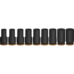 Juego Dados Impacto 9pzas 17 19 21 22 23 24 27 30 32mm E3/4 Largo Bosch 2608003042 Bosch-Juego Dados Impacto 9pzas 17 19 21 22 2