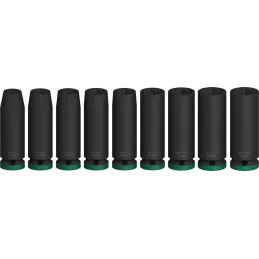 Juego Dados Impacto 9pzas 10 12 13 14 15 16 17 18 19mm E1/2 Largo Bosch 2608003039 Bosch-Juego Dados Impacto 9pzas 10 12 13 14 1