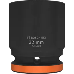 Dado Impacto 32mm E3/4" Corto Bosch 2608003063 Bosch-Dado Impacto 32mm E3/4" Corto Bosch 2608003063 Diseñado para enganches cuad