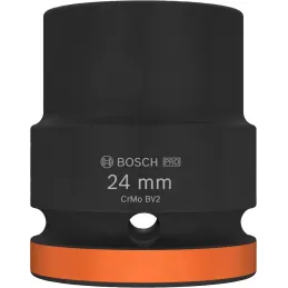 Dado Impacto 24mm E3/4" Corto Bosch 2608003060 Bosch-Dado Impacto 24mm E3/4" Corto Bosch 2608003060 PRO Impact Socket Para llave