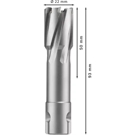  Broca Anular TCT 22mm x50x93mm Metal Bosch 2608577499 166.949153 Broca Anular TCT 22mm x50x93mm Metal Bosch 2608577499 Larga vi