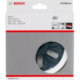 Plato Lijador Duro 150mm para GEX 150 AC Lijadoras orbitales Bosch 2608601116 Bosch-Plato Lijador Duro 150mm para GEX 150 AC Lij