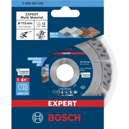 Disco Corte Diamantado Multimaterial 4-1/2" 115x22.23mm Bosch 2608900659 Bosch-Disco Corte Diamantado Multimaterial 4-1/2" 115x2