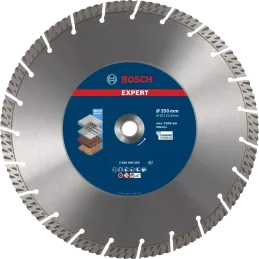 Disco Corte Diamantado Multimaterial 14" 350x20|25.4x3.3x15mm Bosch 2608900666 Bosch-Disco Corte Diamantado Multimaterial 14" 35