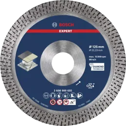 Disco Corte Diamantado Ceramica Dura 5" 125x22.23x1.4 Bosch 2608900655 Bosch-Disco Corte Diamantado Ceramica Dura 5" 125x22.23x1