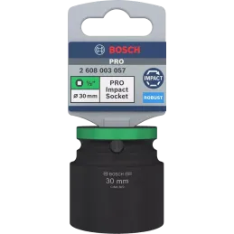 Dado Impacto 30mm E1/2" Corto Bosch 2608003057 Bosch-Dado Impacto 30mm E1/2" Corto Bosch 2608003057Dado de impacto PROPara llave