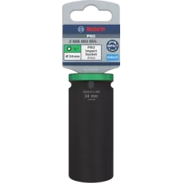 Dado Impacto 24mm E1/2" Largo Bosch 2608003055 Bosch-Dado Impacto 24mm E1/2" Largo Bosch 2608003055 -2608.003.055-000- 2