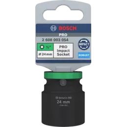 Dado Impacto 24mm E1/2" Corto Bosch 2608003054 Bosch-Dado Impacto 24mm E1/2" Corto Bosch 2608003054 -2608.003.054-000- 2