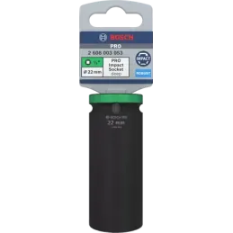 Dado Impacto 22mm E1/2" Largo Bosch 2608003053 Bosch-Dado Impacto 22mm E1/2" Largo Bosch 2608003053 -2608.003.053-000- 2