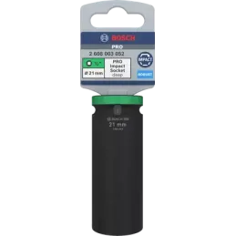 Dado Impacto 21mm E1/2" Largo Bosch 2608003052 Bosch-Dado Impacto 21mm E1/2" Largo Bosch 2608003052 -2608.003.052-000- 2