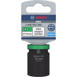 Dado Impacto 19mm E1/2" Corto Bosch 2608003050 Bosch-Dado Impacto 19mm E1/2" Corto Bosch 2608003050 -2608.003.050-000- 2