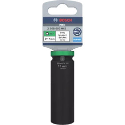 Dado Impacto 17mm E1/2" Largo Bosch 2608003049 Bosch-Dado Impacto 17mm E1/2" Largo Bosch 2608003049 -2608.003.049-000- 3