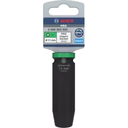 Dado Impacto 11mm E1/2" Largo Bosch 2608003045 Bosch-Dado Impacto 11mm E1/2" Largo Bosch 2608003045 -2608.003.045-000- 3