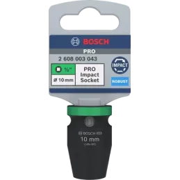 Dado Impacto 10mm E1/2" Corto Bosch 2608003043 Bosch-Dado Impacto 10mm E1/2" Corto Bosch 2608003043 -2608.003.043-000- 3